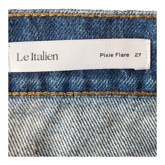 Frame Jeans Le Italien Pixie Flare denim blue size 27 - Picture 7 of 7